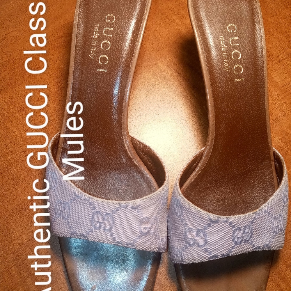 Authentic Classic Gucci vintage heeled sandles